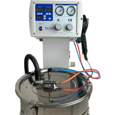 Máy phủ bột bề mặt kim loại với và súng phun điện tĩnh thủ công
