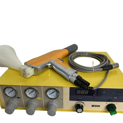 Chi phí bảo trì thấp Máy sơn bột kim loại di động nhỏ với Hopper nhỏ