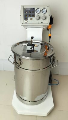 Máy phun bột kim loại tự động HXC-KI với súng phun điện tĩnh