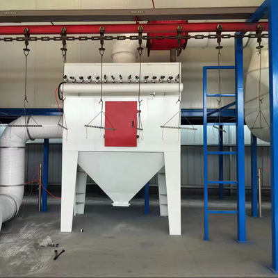 Dòng phủ bột kim loại quy mô lớn Bộ phận thợ lụa Hệ thống phủ bột tự động
