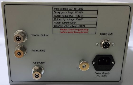 Thiết bị xịt bề mặt kim loại thủ công công nghiệp với buồng phủ bột cho 50W