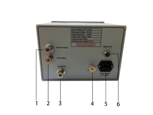 Thiết bị xịt bề mặt kim loại thủ công công nghiệp với buồng phủ bột cho 50W
