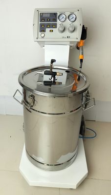 Máy phun bột kim loại điện tĩnh với súng phun HXC-KI dây chuyền lắp ráp