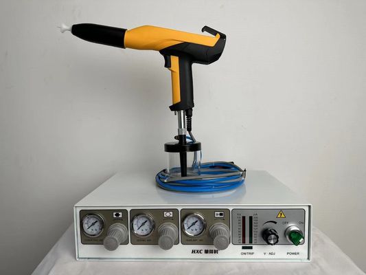 Máy sơn bột kim loại di động nhỏ với thiết bị sơn nhỏ Hopper compact
