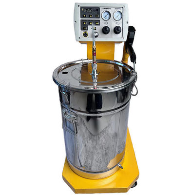 Máy xịt bột điện tĩnh bằng hộp phế liệu bằng tay 33kg Trọng lượng thép nền