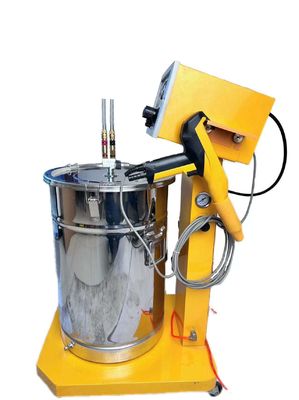 Máy xịt bột điện tĩnh bằng hộp phế liệu bằng tay 33kg Trọng lượng thép nền