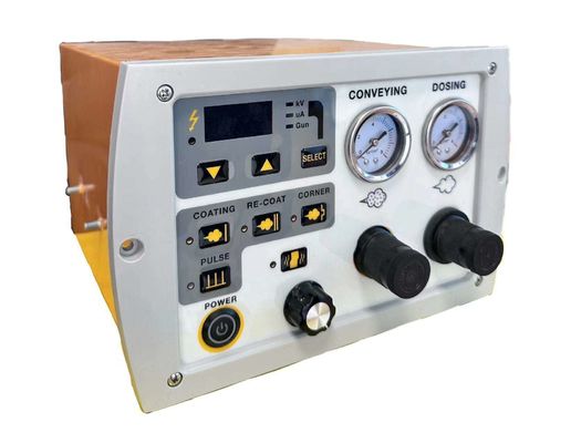 Máy xịt bột điện tĩnh bằng hộp phế liệu bằng tay 33kg Trọng lượng thép nền