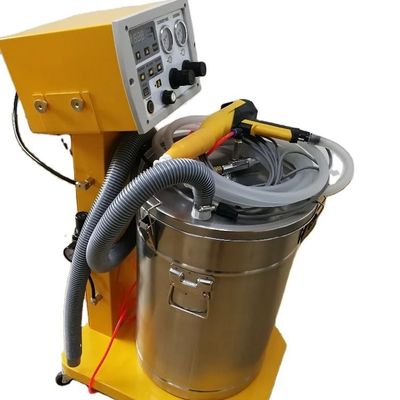 Máy xịt bột sơn điện tĩnh bằng thép không gỉ di động với súng sơn thủ công
