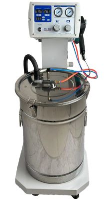 Đường phủ bột nền thép với tủ phản ứng và lò khí tự động