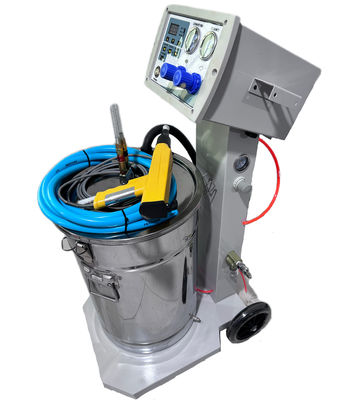 Máy chế tạo lớp phủ bột công nghiệp cho nền thép trong xưởng sửa chữa máy móc