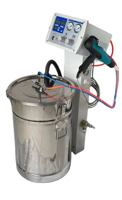 Thiết kế máy sơn bột công nghiệp với buồng sơn phun và chân không tự động