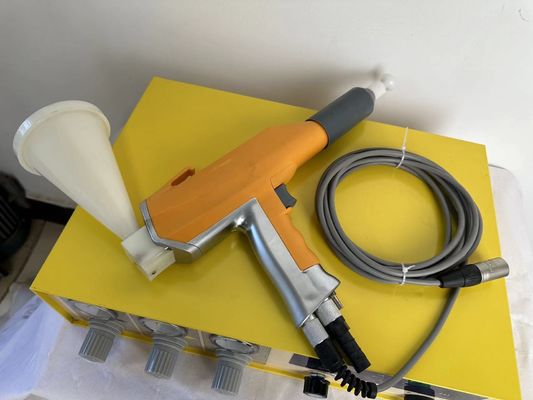 Casio Elektro Statik Boya Steel Substrate Powder Coating Gun với hấp thụ rung động