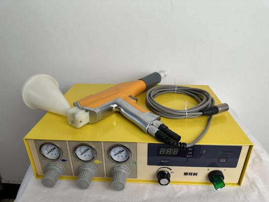 Casio Elektro Statik Boya Steel Substrate Powder Coating Gun với hấp thụ rung động