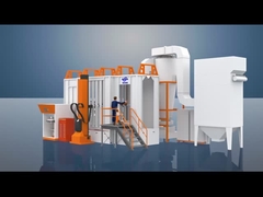 120mm Độ dày cách nhiệt Substrate thép Dòng lắp ráp tùy chỉnh Máy sơn bột